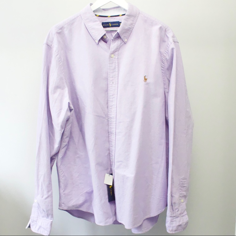 Men’s 👔 Light Purple Ralph Lauren shirt